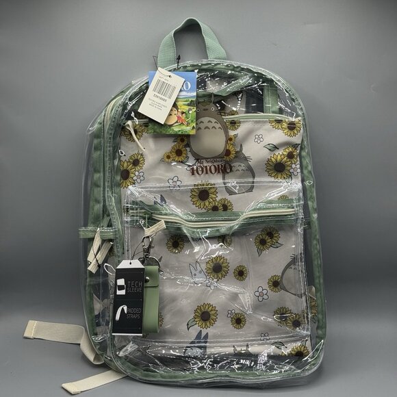 Studio Ghibli My Neighbor Totoro Clear Backpack NEW - Picture 6 of 8